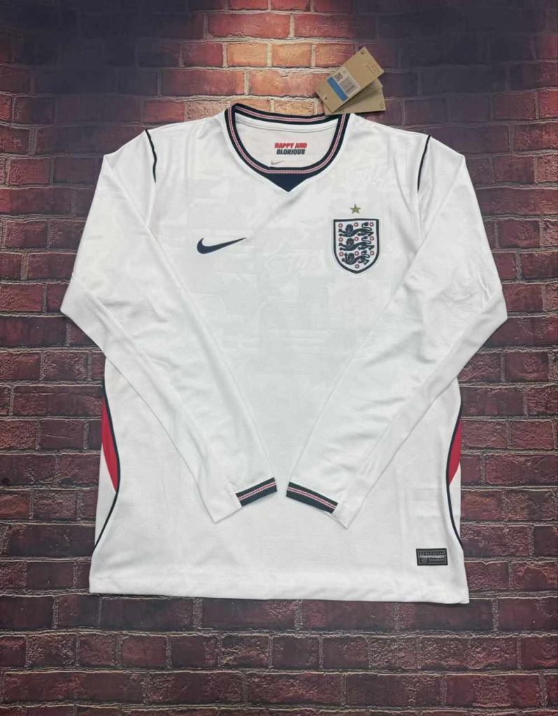 Inglaterra 2026 Copa Mundial de la FIFA Camiseta local de manga larga