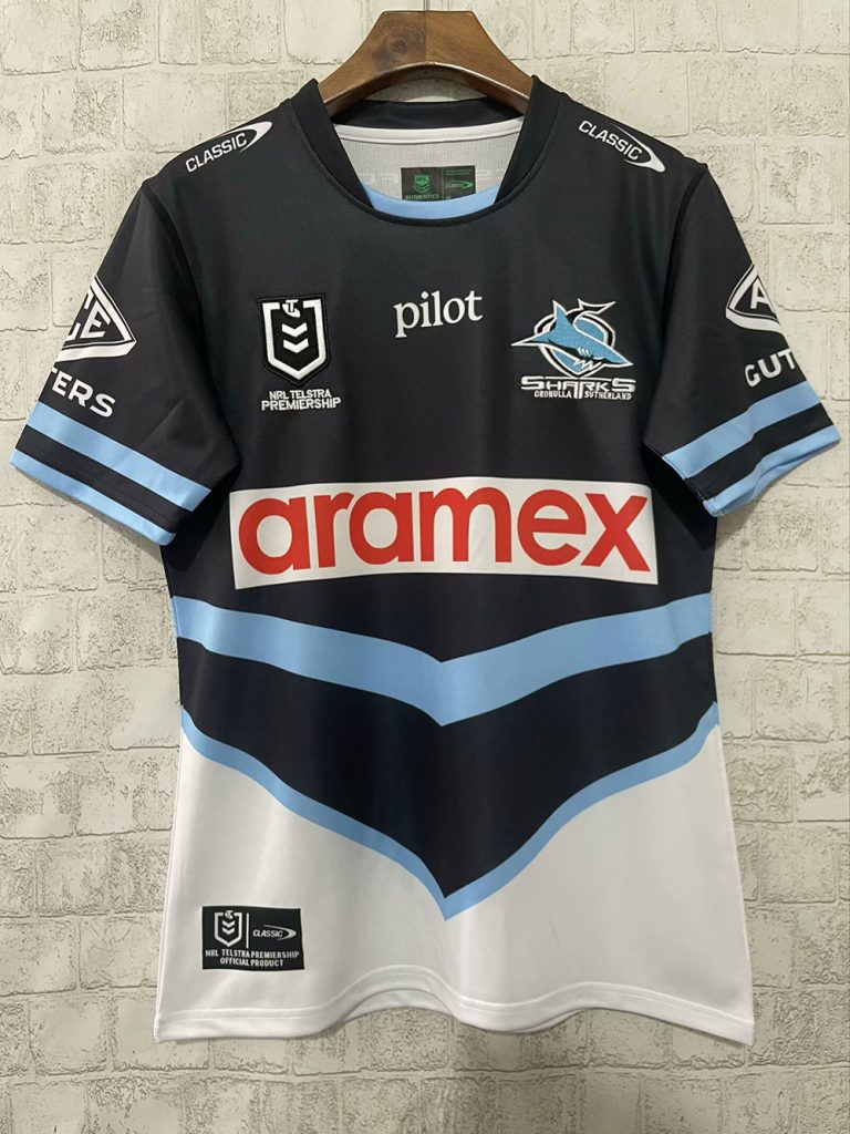 Cronulla-Sutherland Sharks 2025 Visitante Rugby Shirt