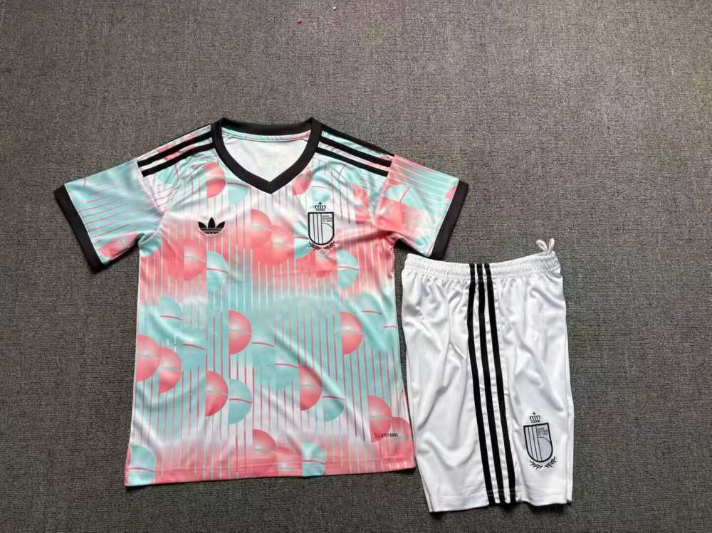 Niños Bélgica 2026 Copa Mundial de la FIFA Visitante Kit