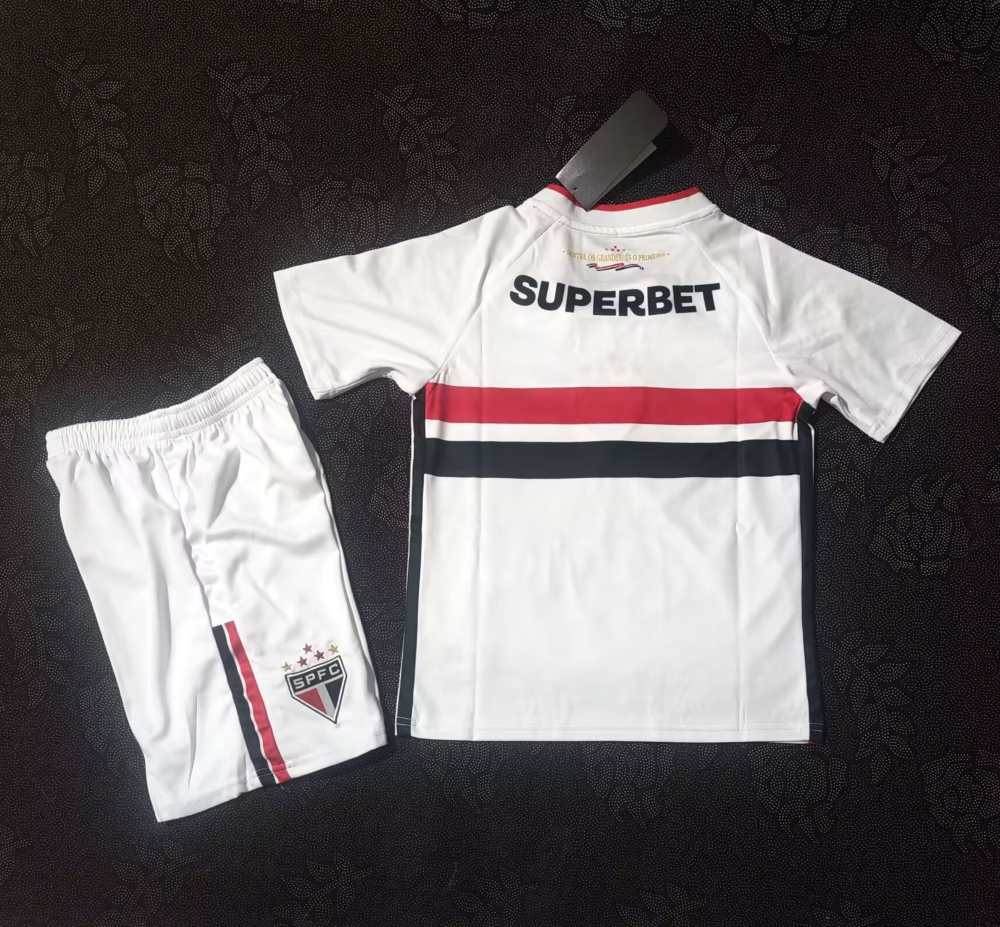 Kids São Paulo 2026-27 Home Kit