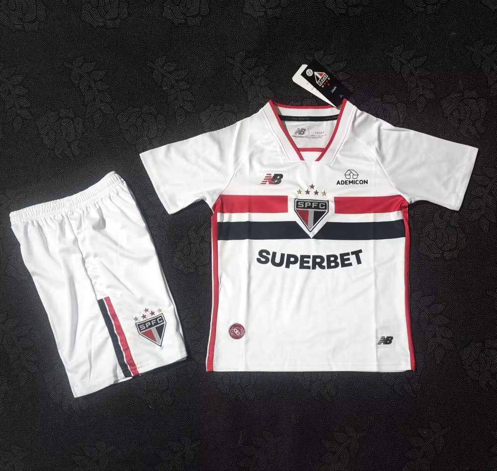 Kids São Paulo 2026-27 Home Kit