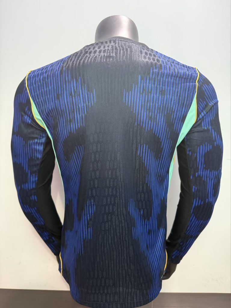 Brasil 2026 Copa Mundial de la FIFA Long Sleeve Camiseta local versión jugador