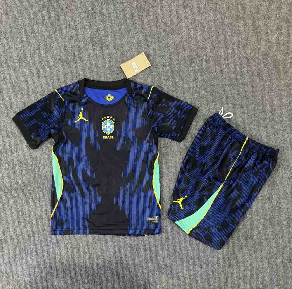Niños Brasil 2026 Copa Mundial de la FIFA Visitante Kit