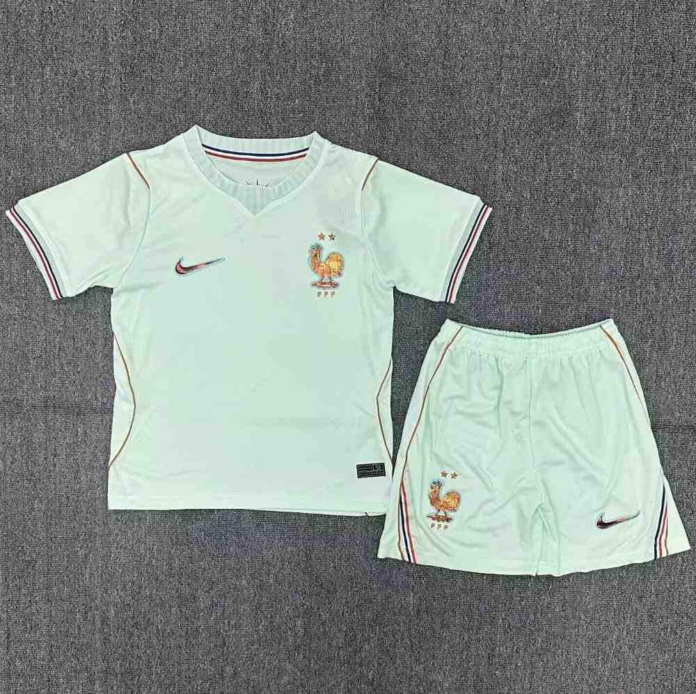 Niños Francia 2026 Copa Mundial de la FIFA Visitante Kit