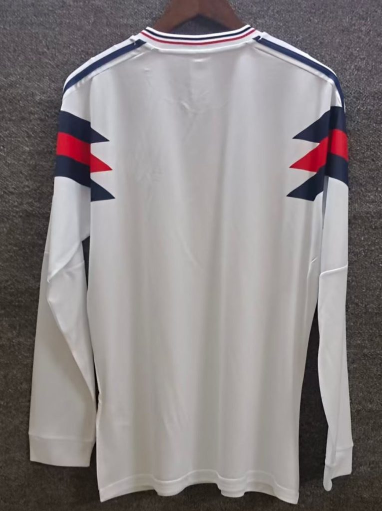Inglaterra 1990 Local Especial Edición Camiseta de manga larga