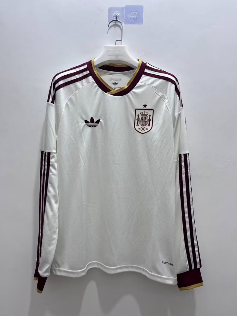 España 2026 Copa Mundial de la FIFA Camiseta visitante de manga larga