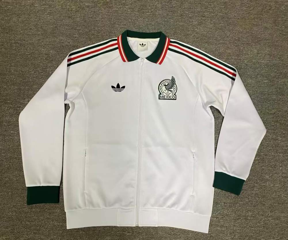 México 1986 Copa Mundial de la FIFA Visitante Chaqueta de chándal