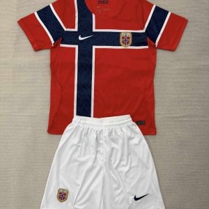 Kids Norway 2026 FIFA World Cup Home Kit