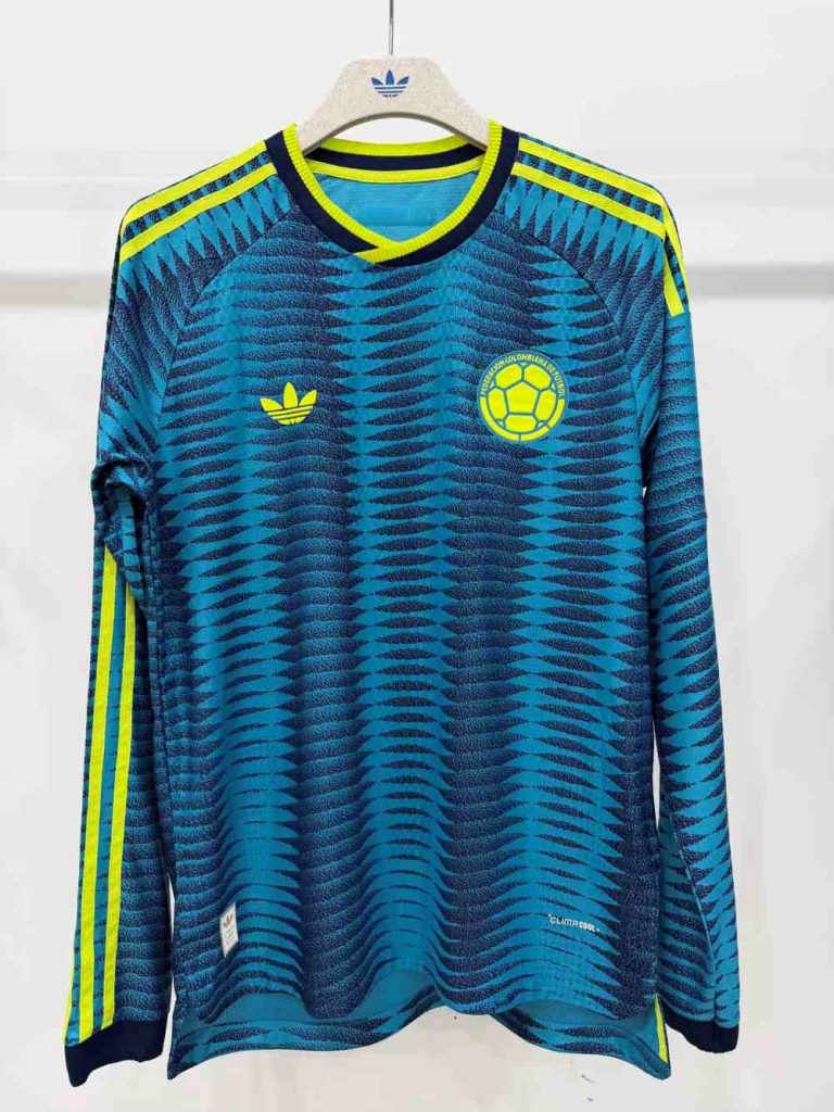 Colombia 2026 Copa Mundial de la FIFA Camiseta visitante de manga larga