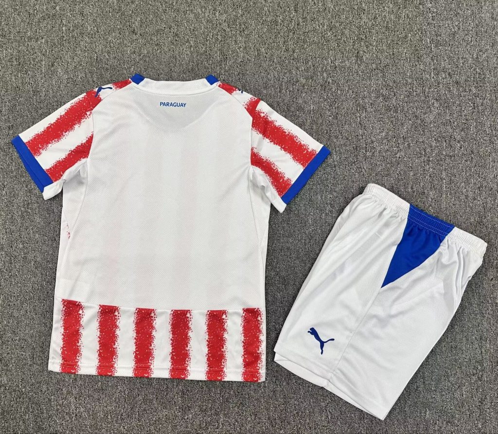 Kids Paraguay 2026 FIFA World Cup Away Kit