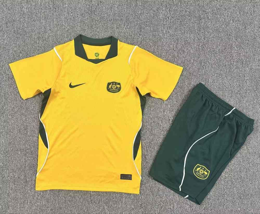Kids Australia 2026 FIFA World Cup Home Kit