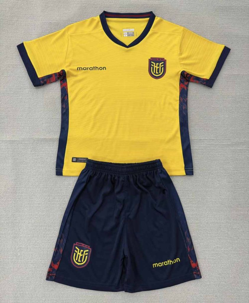 Kids Ecuador 2026 FIFA World Cup Home Kit