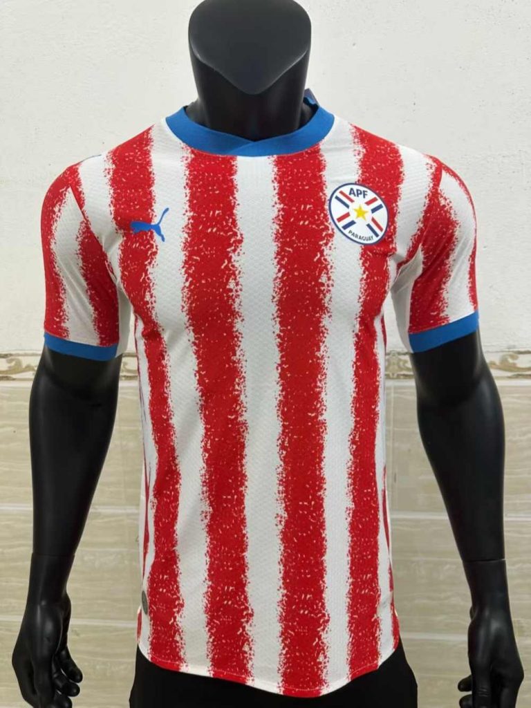 Paraguay 2026 FIFA World Cup Home Player Shirt