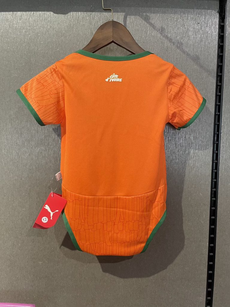 Baby Ivory Coast 2025-26 Romper Jersey