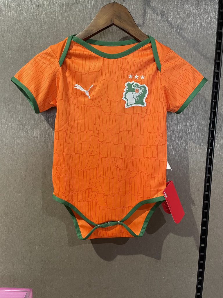 Baby Ivory Coast 2025-26 Romper Jersey