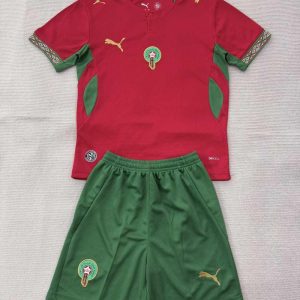 Kids Morocco 2026 FIFA World Cup Home Kit