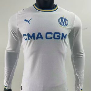 Marseille 2026-27 Home Player Long Sleeve Shirt