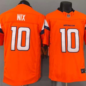 Denver Broncos Nix Orange Jersey