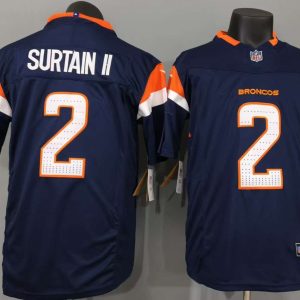 Denver Broncos Surtain II Navy Jersey