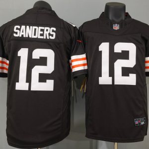 Cleveland Browns Sanders Black Jersey