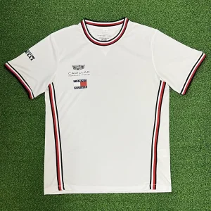 Cadillac 2026 White Racing Camisa