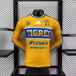 Tigres UANL 2026-27 Home Player Long Sleeve Shirt