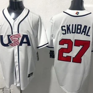 USA Baseball Skubal 2026 World Baseball Home Jersey