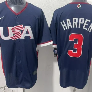 USA Baseball Harper 2026 World Baseball Road Jersey