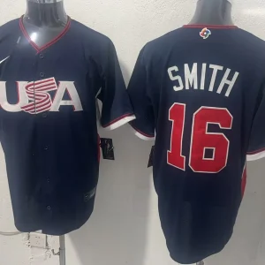 USA Baseball Smith 2026 World Baseball Road Jersey