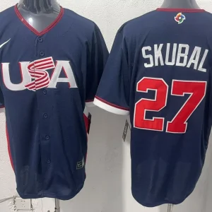 USA Baseball Skubal 2026 World Baseball Road Jersey