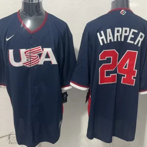 USA Baseball Harper 2026 World Baseball Road Jersey
