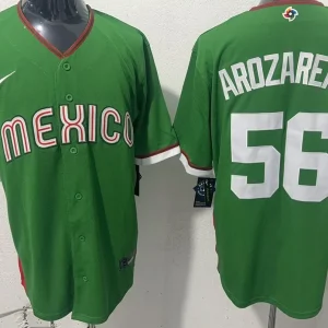 Mexico Baseball Arozarena 2026 World Baseball Classic Road Jersey