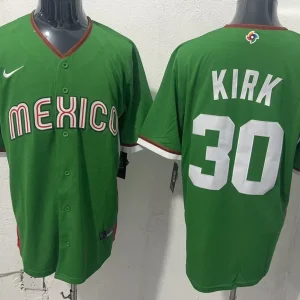 Mexico Baseball Kirk 2026 World Baseball Classic Road Jersey