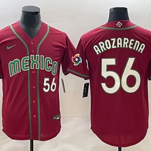 Mexico Baseball Arozarena 2026 World Baseball Classic Road Jersey