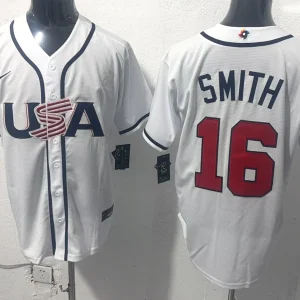 USA Baseball Smith 2026 World Baseball Home Jersey