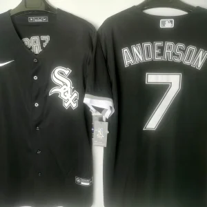 Chicago White Sox Anderson Black Jersey
