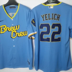 Milwaukee Brewers Yelich Jersey