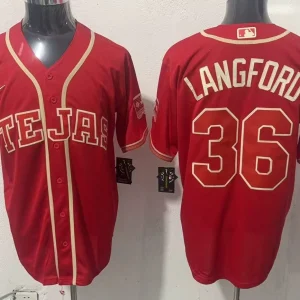 Texas Rangers Langford Jersey