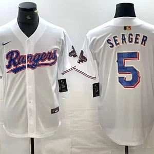 Texas Rangers Seager Jersey