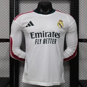 Real Madrid 2026-27 Home Long Sleeve Player Shirt