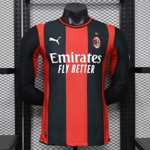 AC Milan 2026-27 Home Player Long Sleeve Shirt